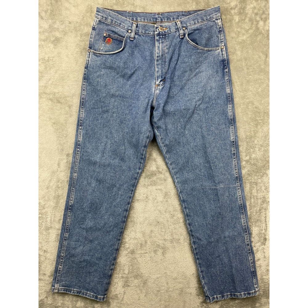 Twenty X Men's Jeans Size 36x30 Blue Cotton Denim Relaxed Fit Style 22MWXVM